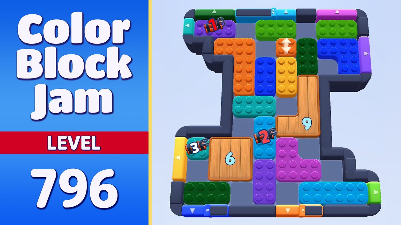 Color Block Jam Level 796 | Every Puzzle Solved! 🎯