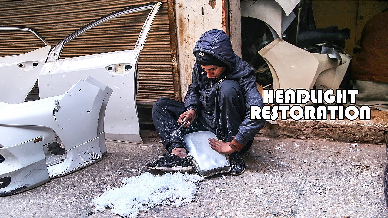How To Restoration Foggy Car Headlights || Headlight Polishing