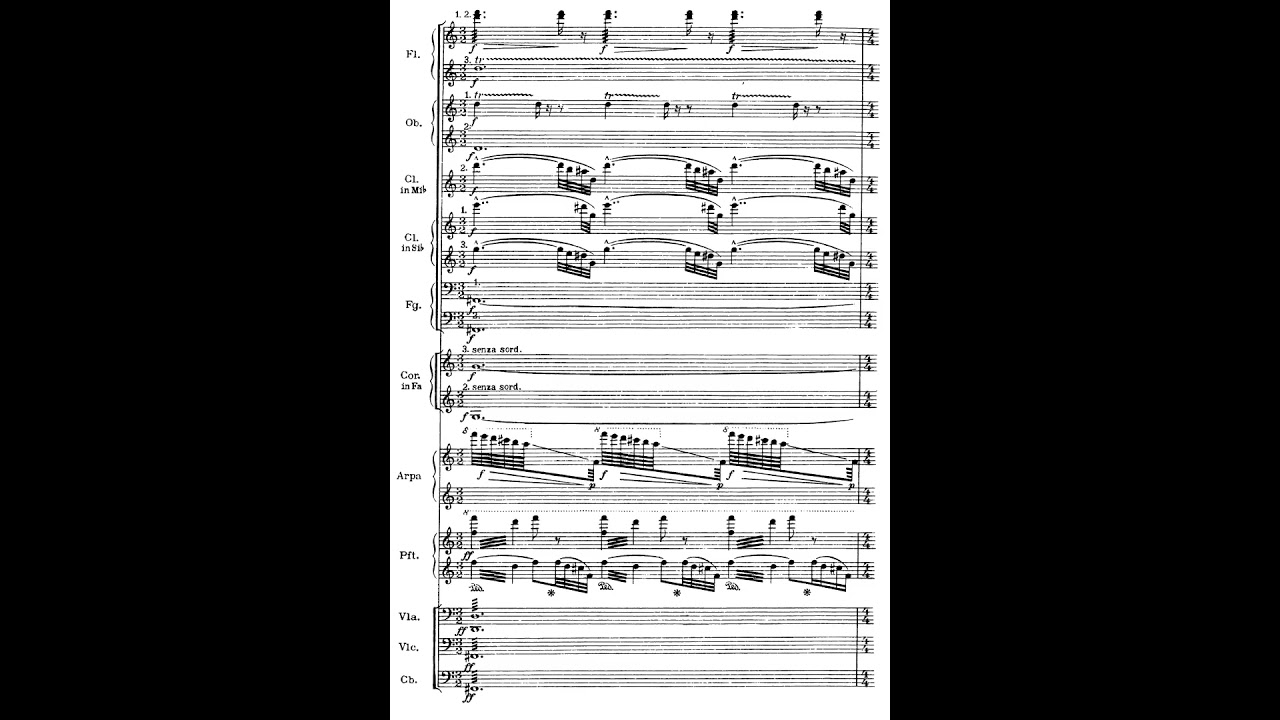 B&eacute;la Bart&oacute;k - The Miraculous Mandarin (1924) (with score)