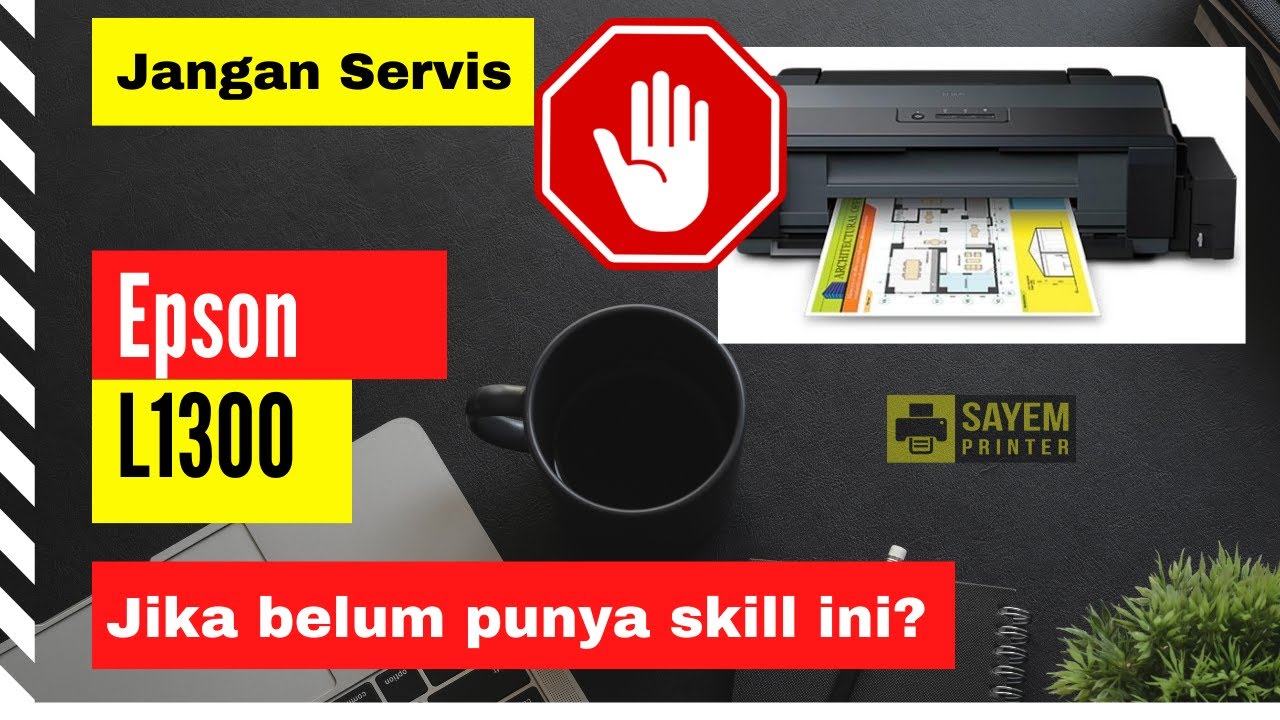 Epson L1300 Mati Total Hasil Print Kosong Blank Tidak Berhasil Diservis