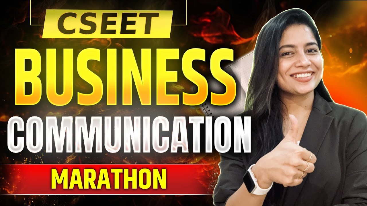 FREE CSEET Business Communication Marathon Revision Batch CSEET January 2026| Full Sullabus Revision