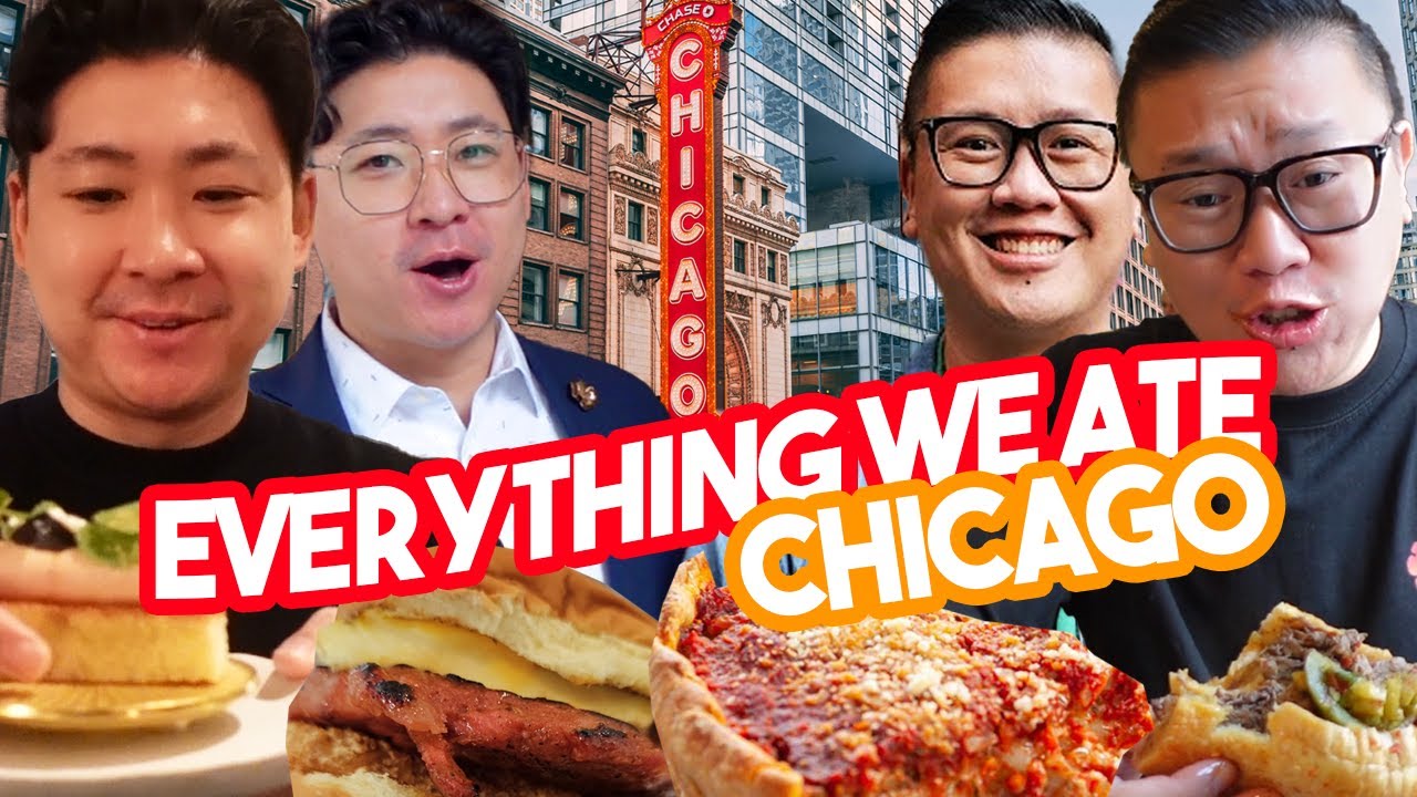 Our First Time in Chicago VLOG - 2 Michelin Star Restaurant + Deep Dish Pizza + Filipino Bakery