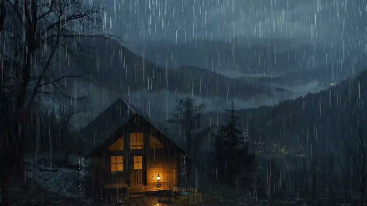 ASMR Stormy Rain Sleep | Heavy Rainstorm Sounds for Deep Relaxation and Peaceful Sleep