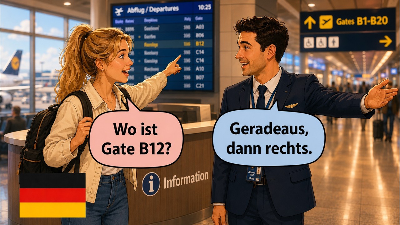 10 Simple German Conversations for Beginners | Real-Life German Dialogues (A1–A2) | Part 1