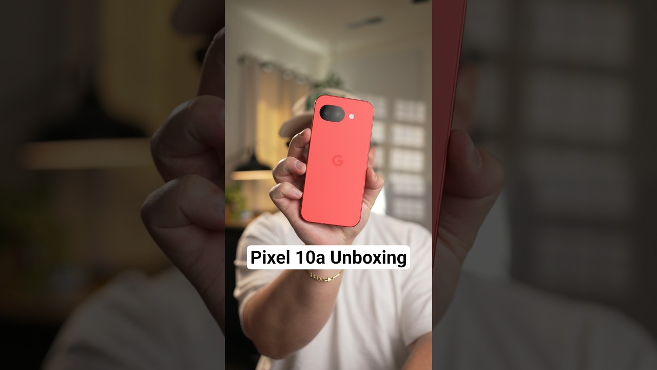 Google Pixel 10a Unboxing