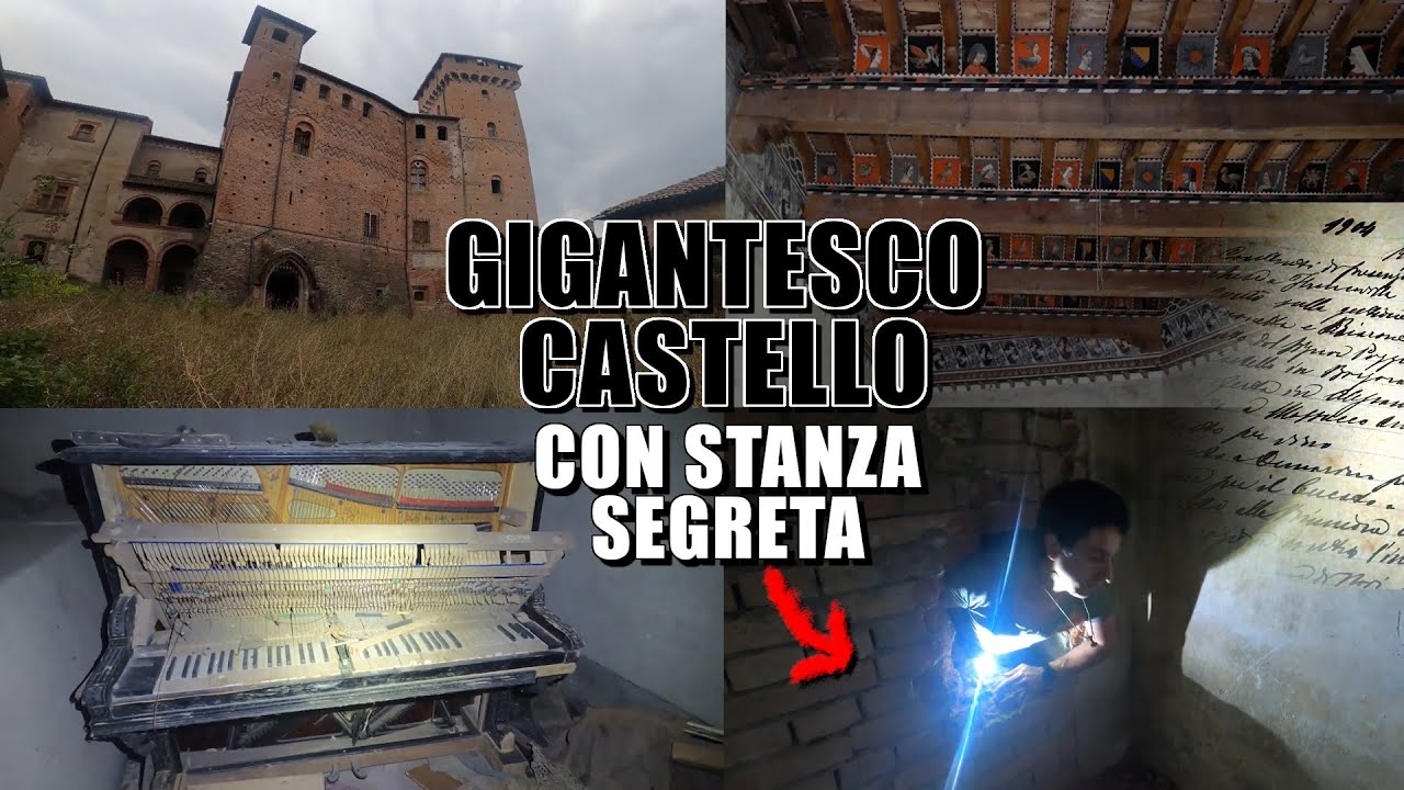 TROVO UN PASSAGGIO SEGRETO IN UN GIGANTESCO CASTELLO ABBANDONATO!! [Urbex Italia] (4K)