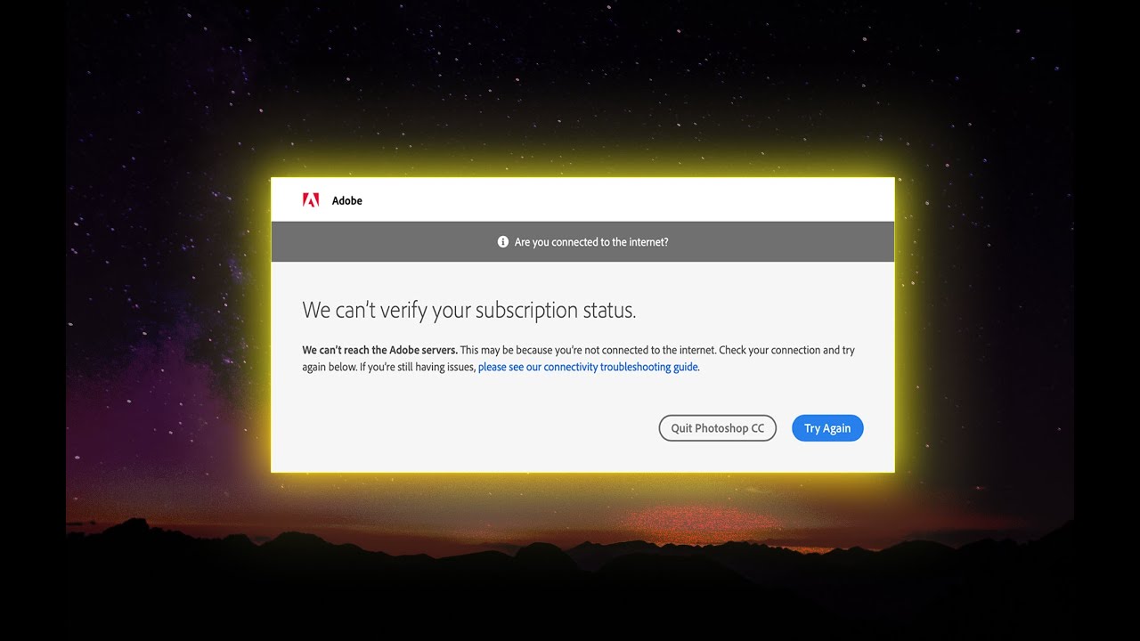 How to fix we cant verify your subscription status