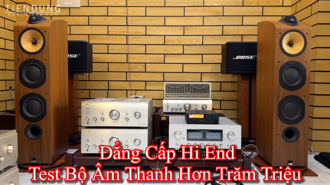 Test bộ âm thanh hàng bãi HƠN TRĂM TRIỆU - Loa B&W 703 cực sang chảnh cho mọi không gian