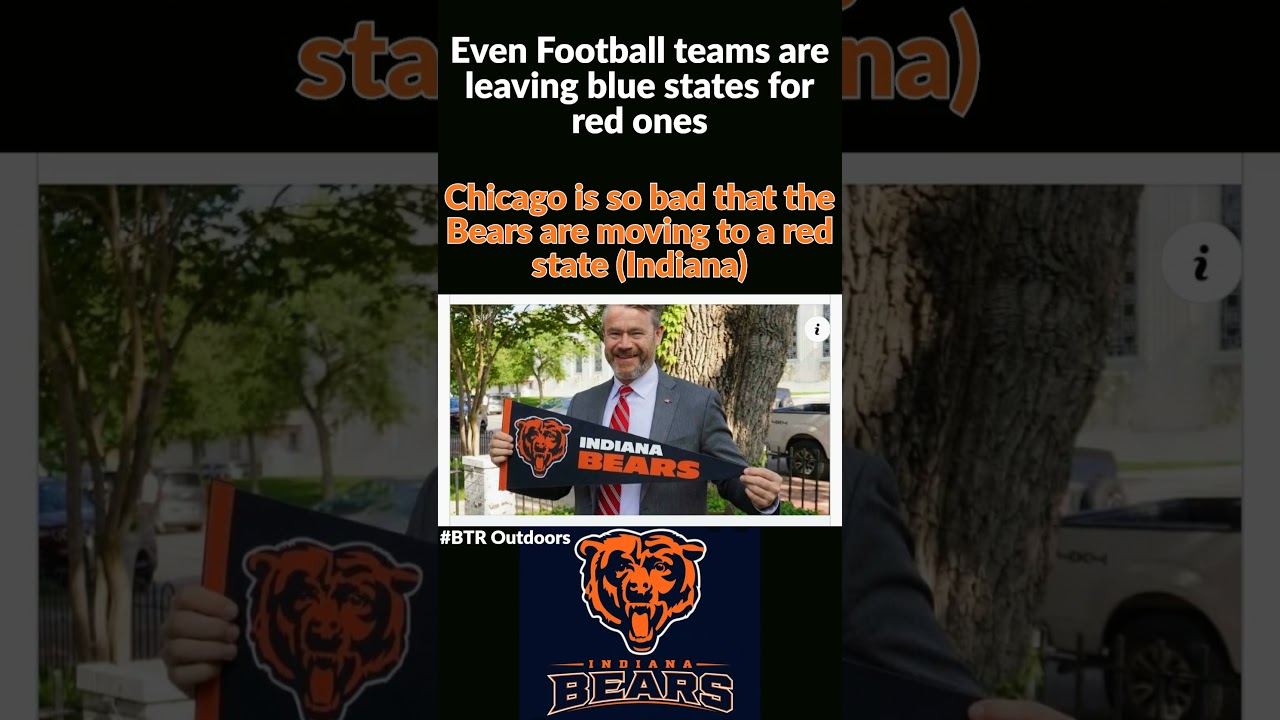 &laquo;Бэрс&raquo; покидают Чикаго #nfl #повестка #синиештаты #chicagobears #футбол #индиана #мемы
