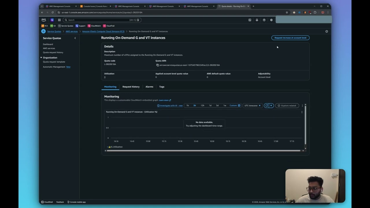 1.2 AWS Service Quotas Request Tutorial