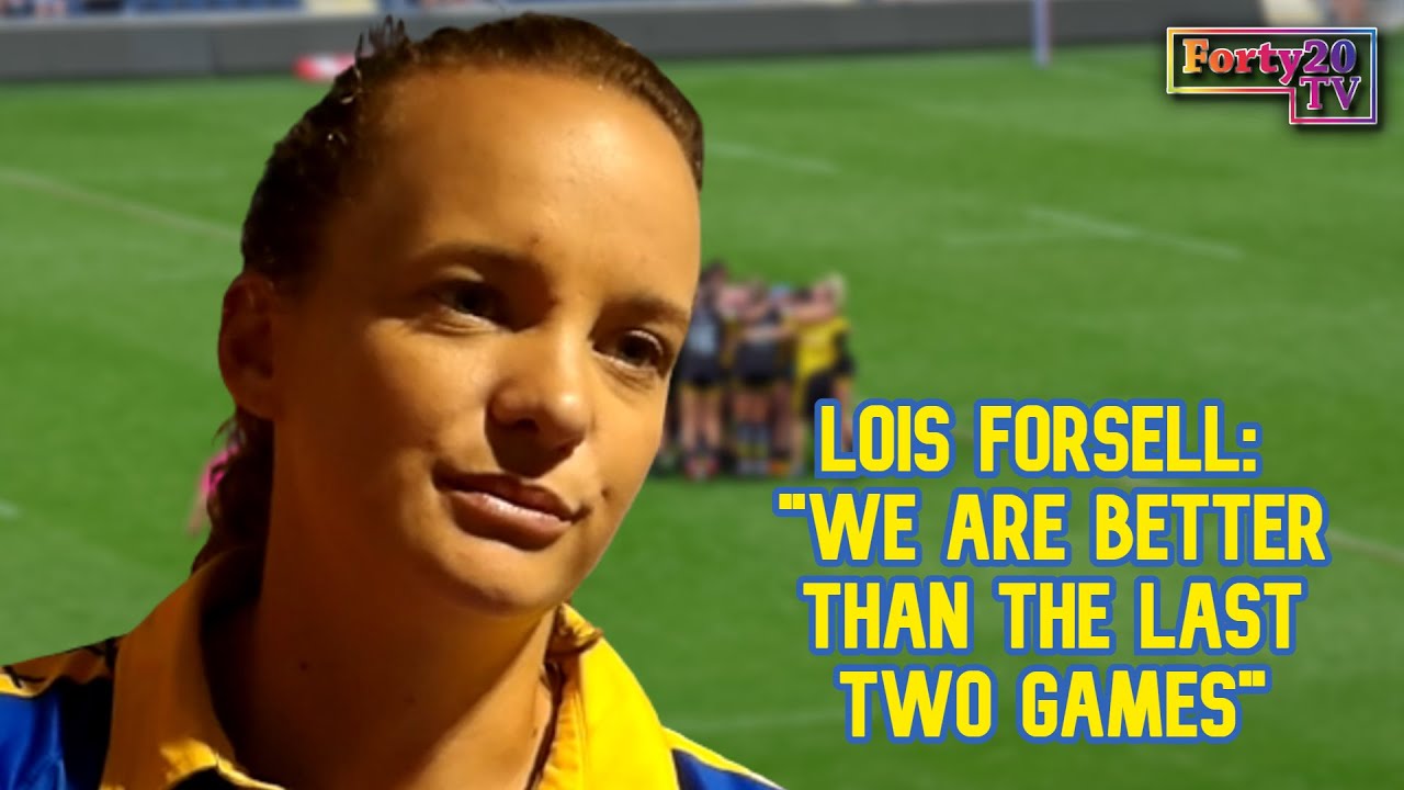A disappointed Lois Forsell speaks to Forty20 TV after the Rhinos lose at home to York