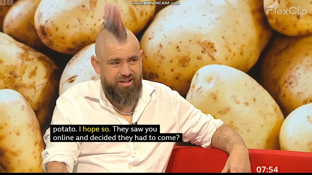 Potato Guy of Tamworth Tik Tok Cook Book
