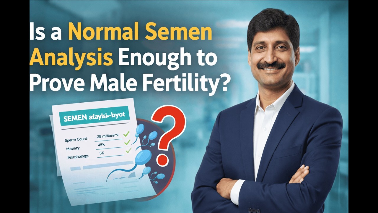 Is a Normal Semen Analysis Enough to Prove Male Fertility? bit.ly/askdrmalpani