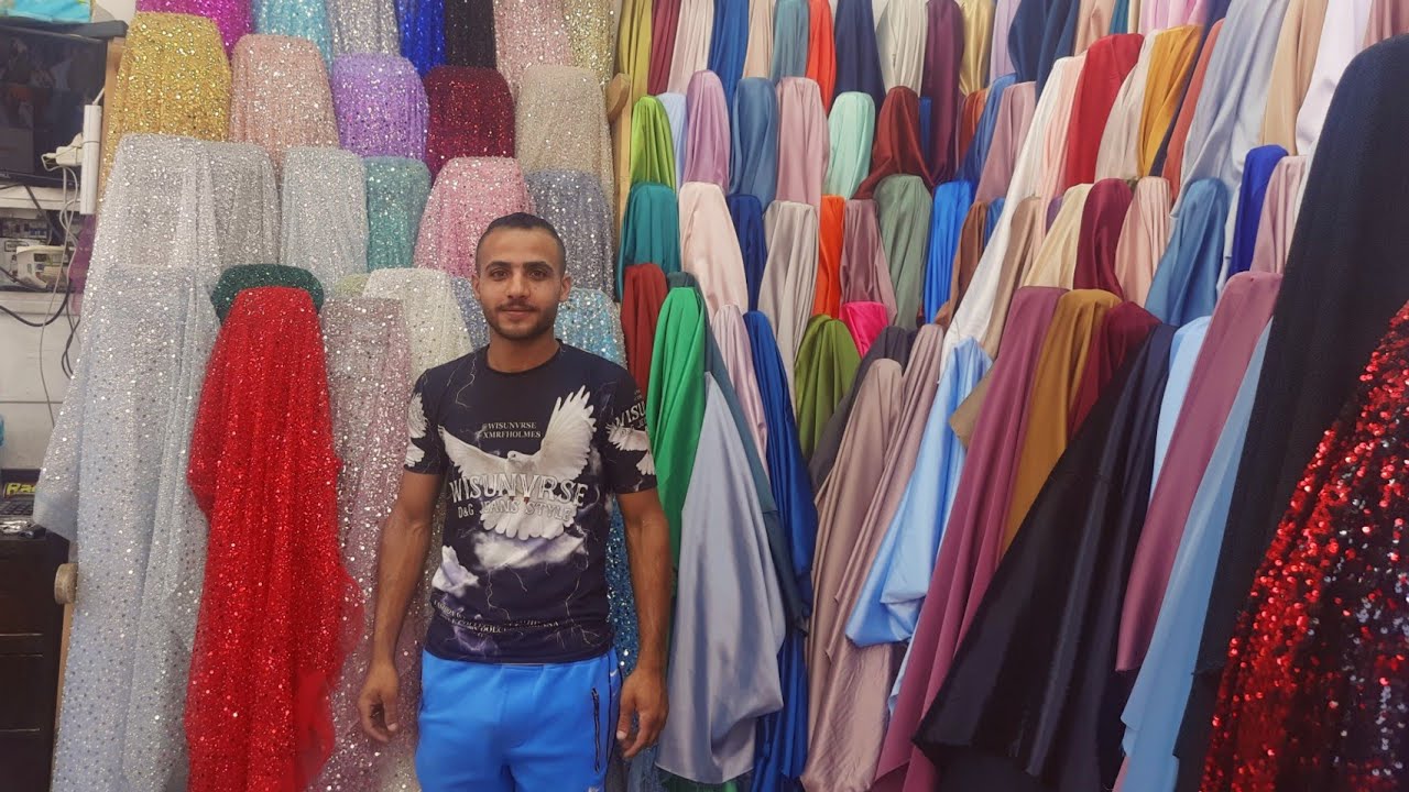 اسعار قماش الفساتين السواريه والافراح ٢٠٢٤ بالتربيعه بالعتبه 🎀👗