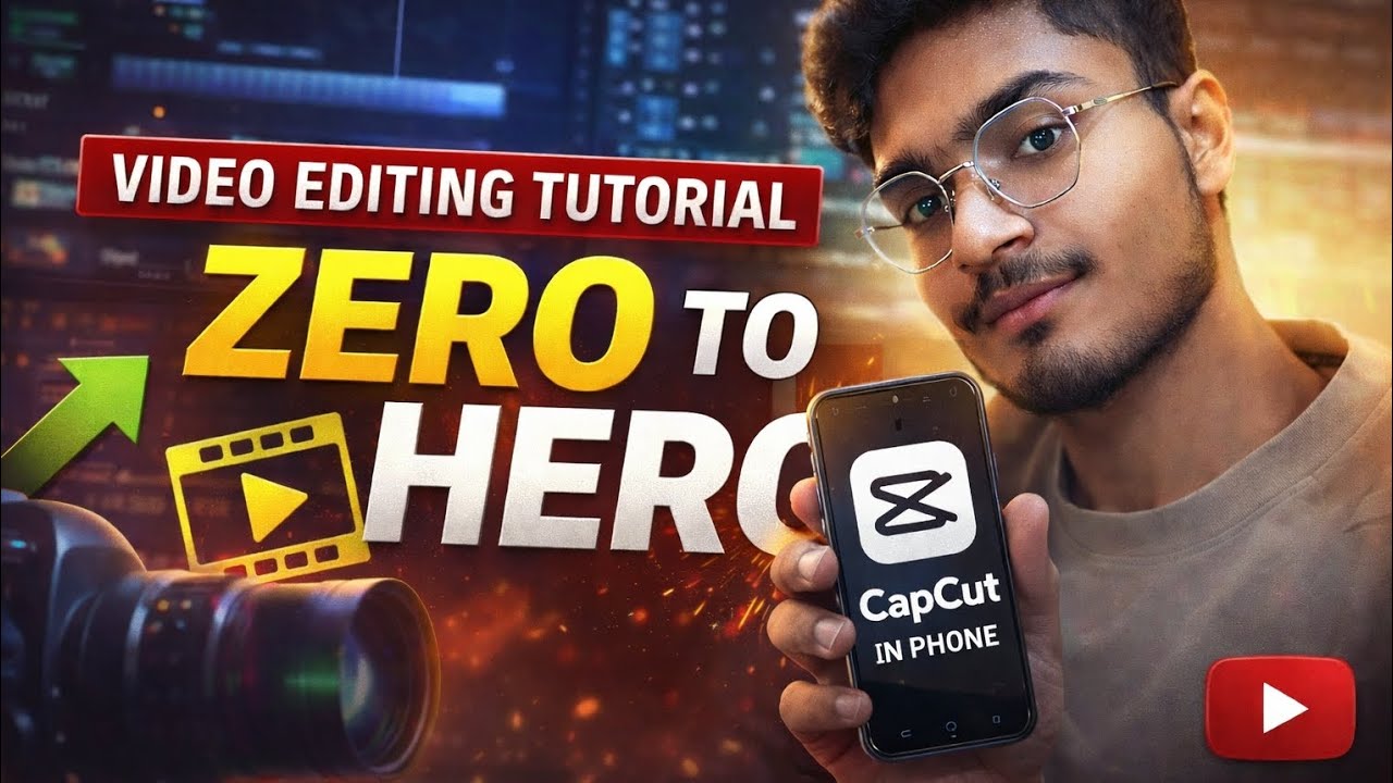 Beginner to Pro Video Editing in CapCut 🔥 Phone Editing Course