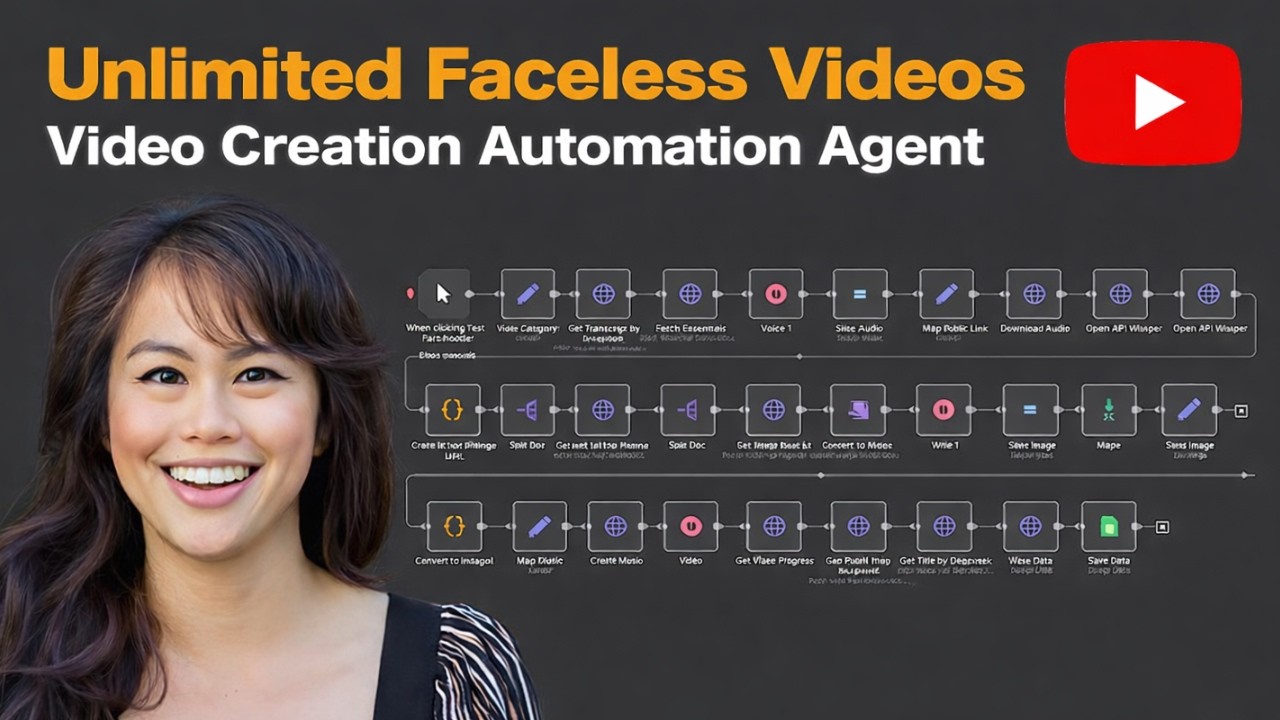 How I Built an AI Agent to Create Faceless YouTube Videos (No-Code)