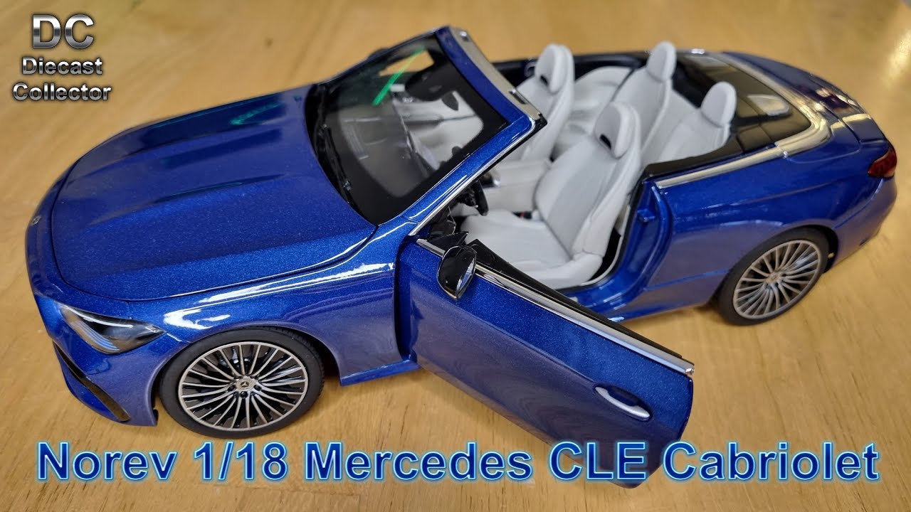 Norev - Mercedes Benz CLE Cabriolet (VS Coupe) - 1/18 Diecast - Full Review