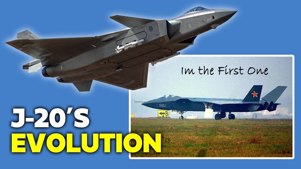 Эволюция истребителя-невидимки J-20 Mighty Dragon | J20 J20A J20S