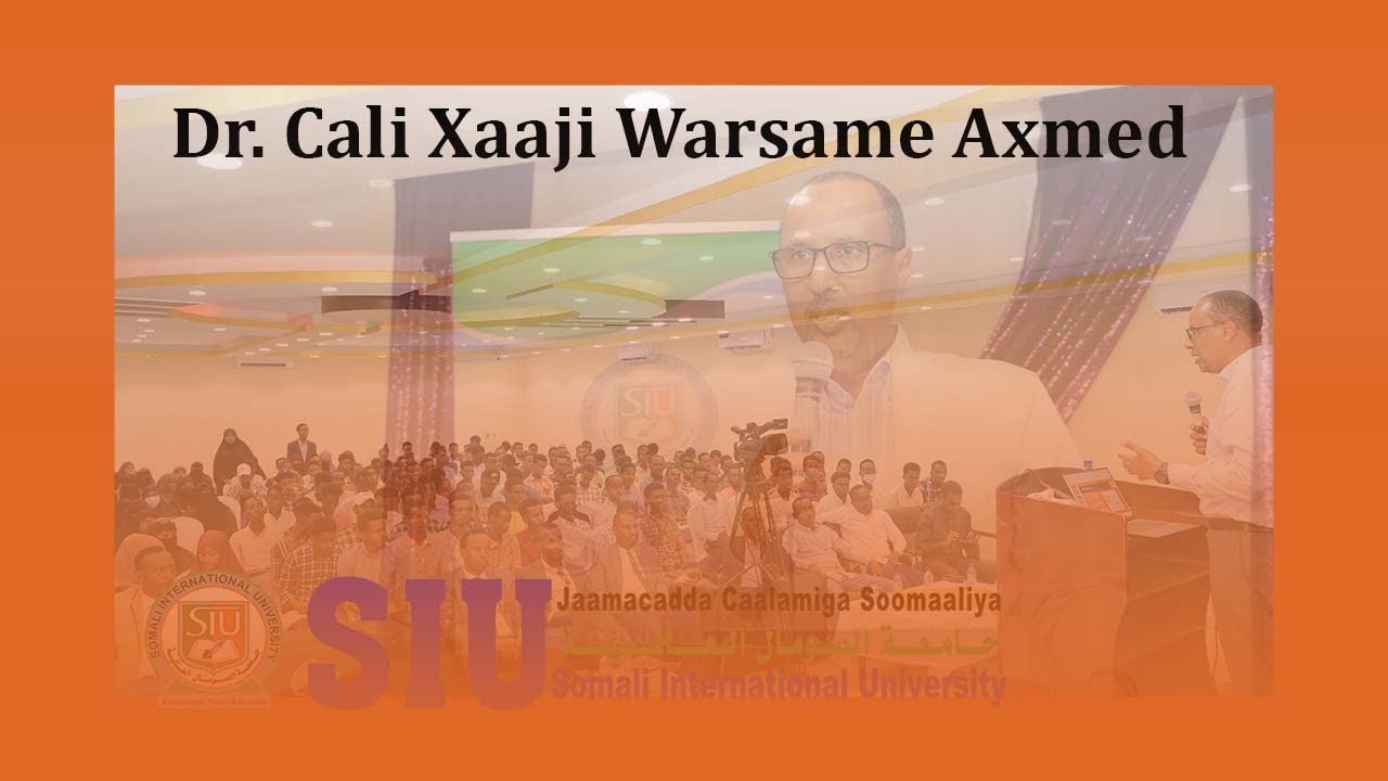 Doorka ganacsatadu kuleeyihiin koboca dhaqaalaha iyo bulshada.Dr Cali Xaaji Warsame