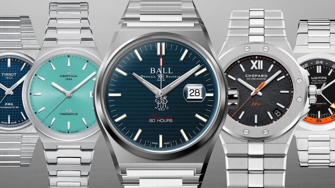 A Complete Guide of Top Integrated Bracelet Watches from the Affordable and Luxury over 20 Brands