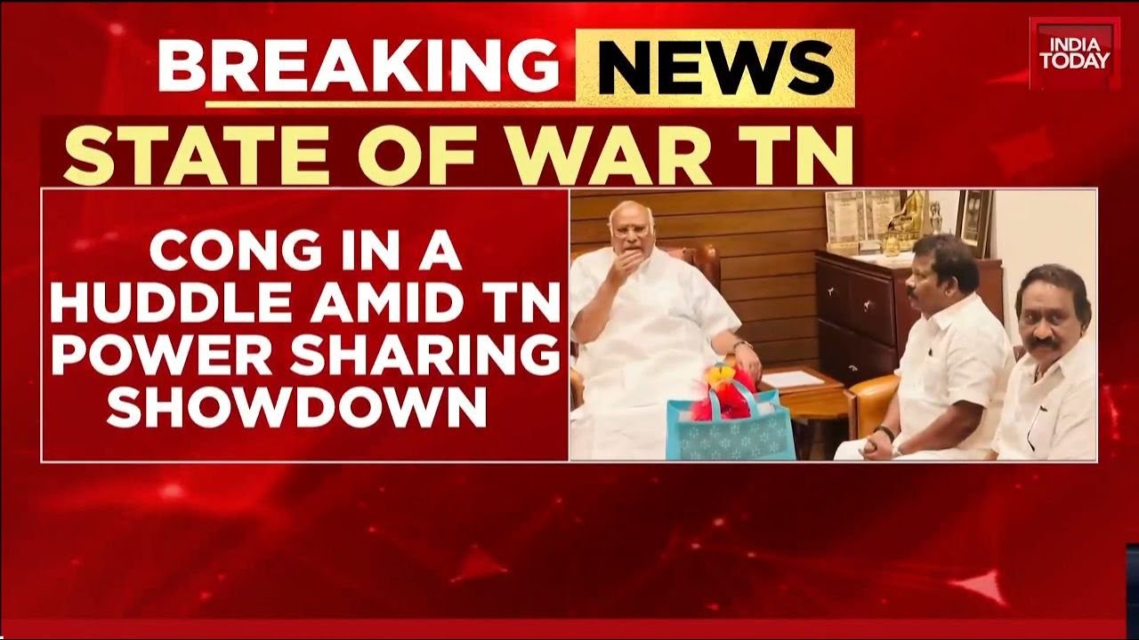 Tamil Nadu Power Sharing Row: Congress Huddle Amid DMK Rift Over Seat Sharing Demands | India Today