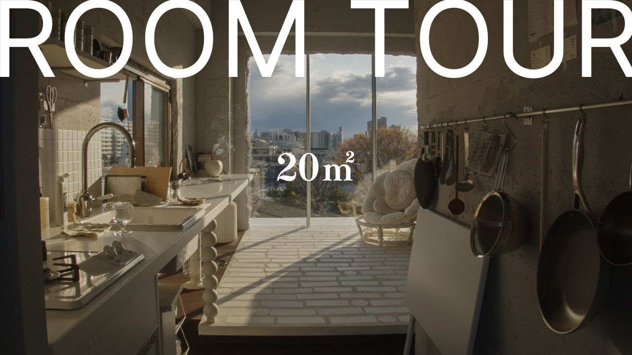 【ルームツアー】20㎡しかないのに広く感じるワンルーム