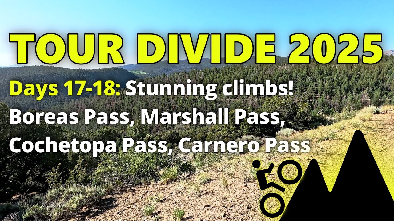 2025 Tour Divide - Days 17 & 18 - Stunning Colorado climbs! Boreas, Marshall, Carnero Passes