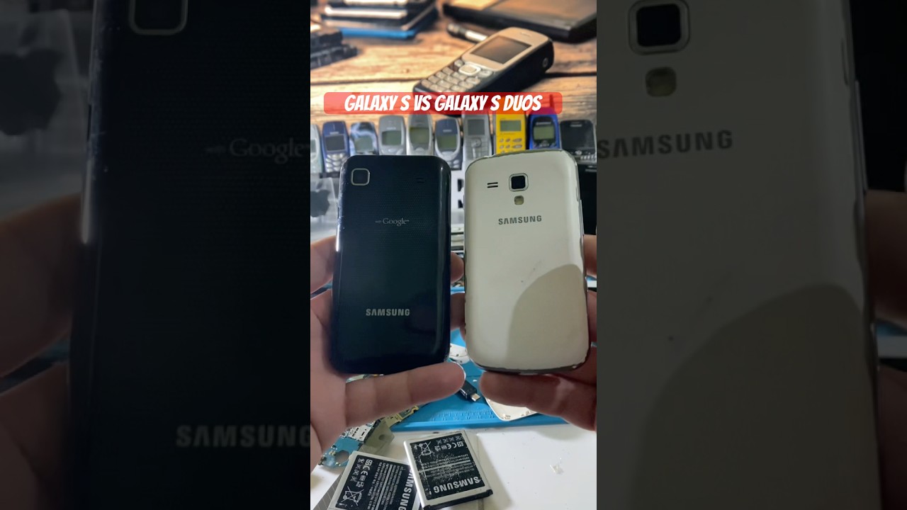Galaxy S Vs Galaxy S Duos #samsung #mobile #nostalgia #smartphone #retro #tech #nostalgia #reels