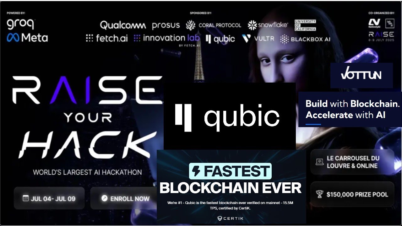Qubic News: Halving Impact, Vottun Bridge, XMR Mining & Hackathon! 🌟