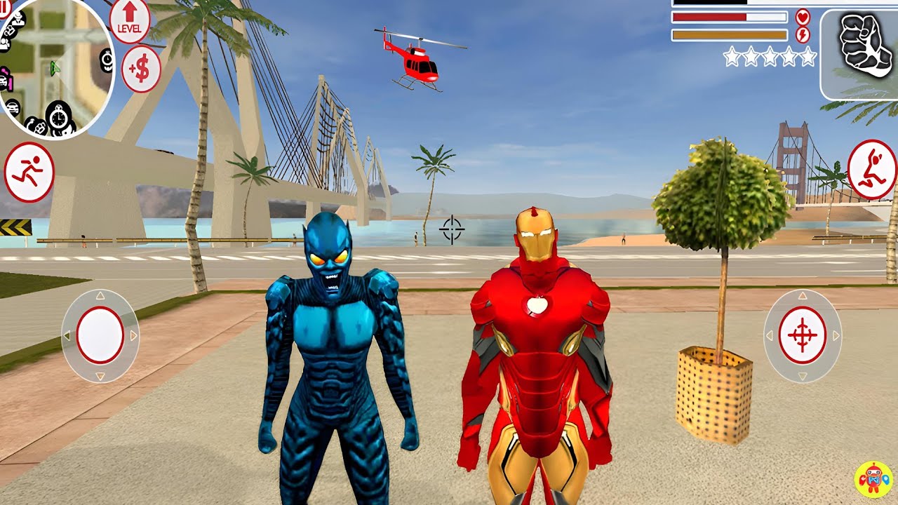 Süper Kahraman Demir Adam Oyunu - Amazing Iron Rope Hero Las Vegas City #51 - Android Gameplay