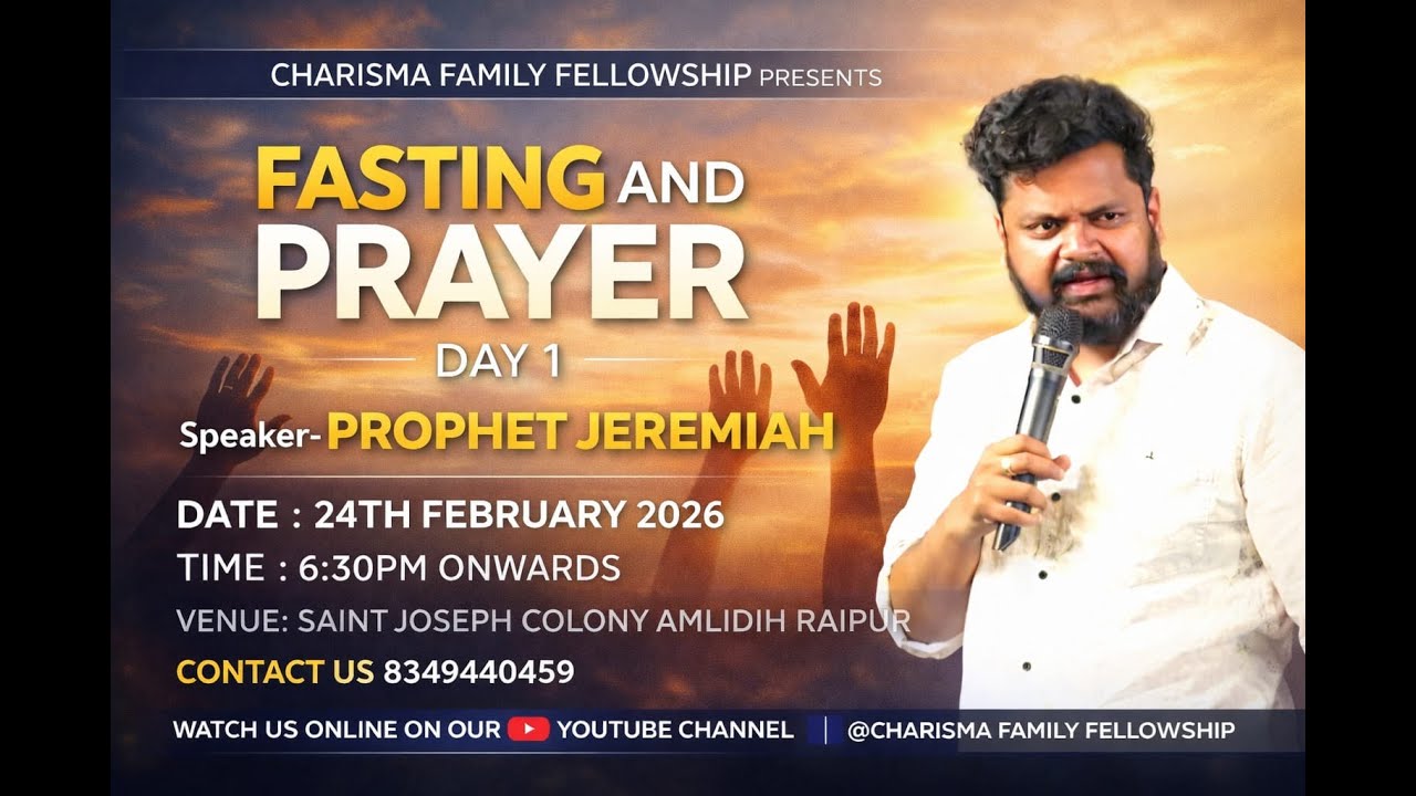 🔴 LIVE | FASTING & PRAYER|| PROPHET JEREMIAH FRANCIS| 24 FEBRUARY 2026