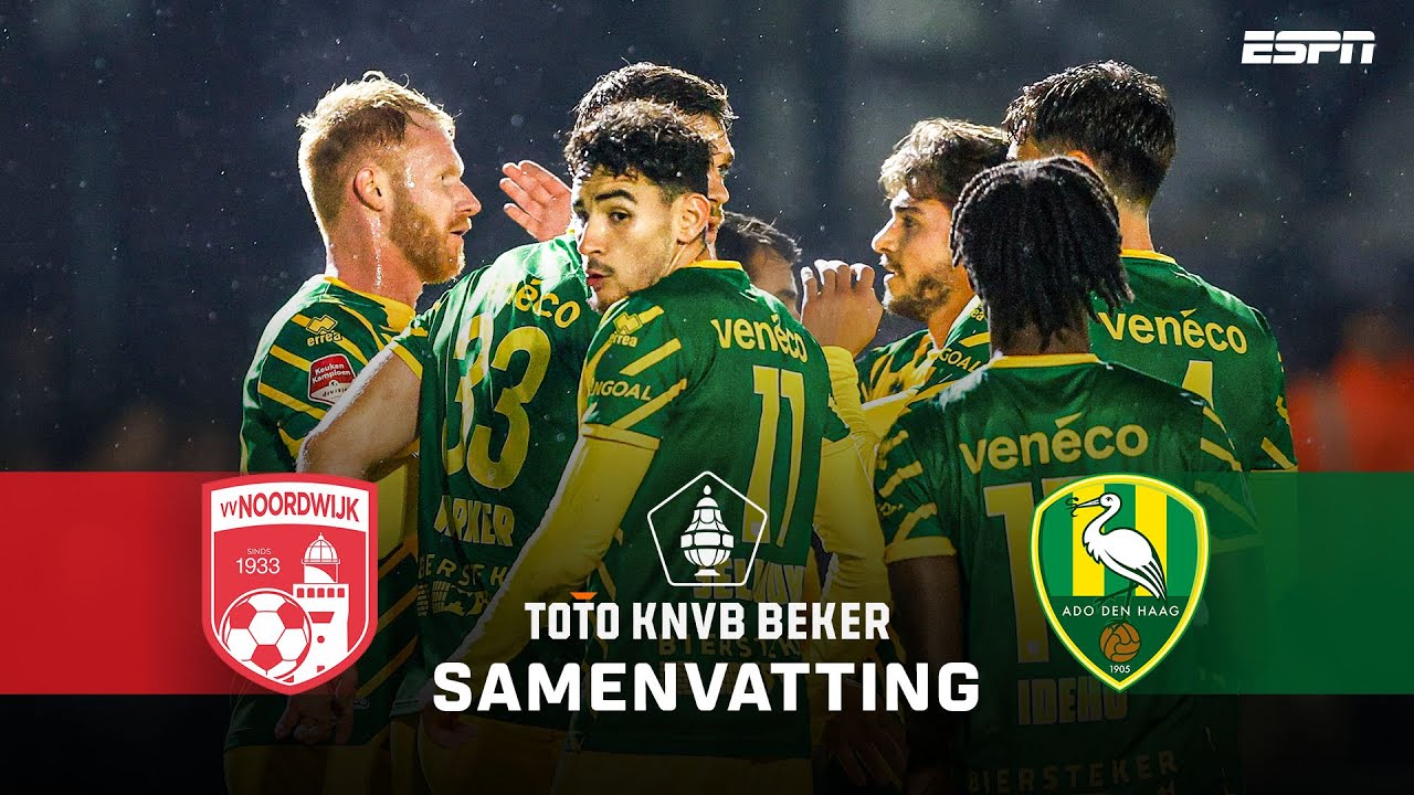 🟥 RODE KAART zorgt voor LASTIGE bekeravond ADO Den Haag 😬 | Samenvatting VV Noordwijk - ADO Den Haag