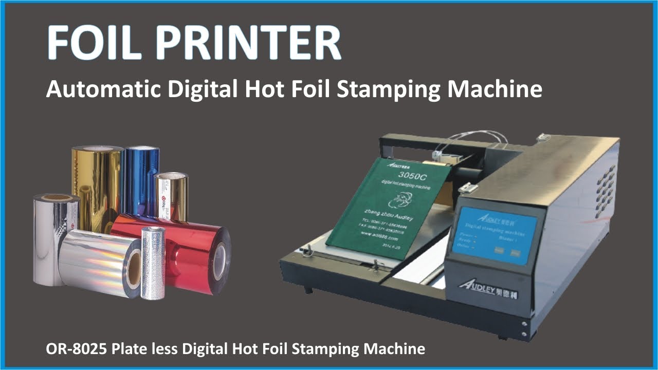 Automatic Digital Hot Foil Stamping Machine.