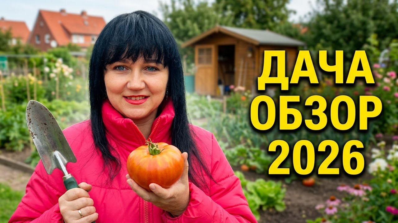Как выглядит немецкая дача в начале года? Обзор огорода и новости