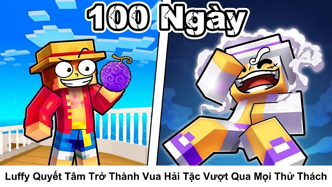 T&oacute;m Tắt 100 Ng&agrave;y || Luffy Quyết T&acirc;m Trở Th&agrave;nh Vua Hải Tặc Vượt Qua Mọi Thử Th&aacute;ch