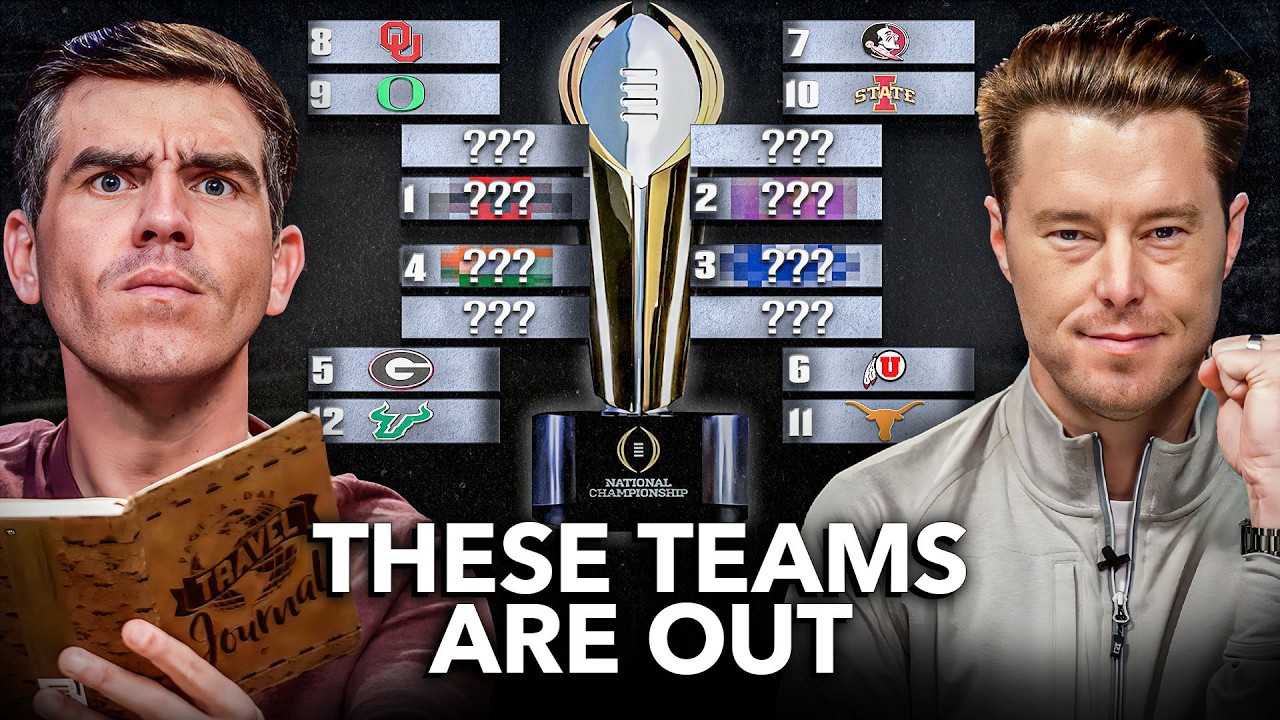 NEW College Football Playoff Rankings Week 4 | THESE TEAMS ARE OUT | Crain & Company