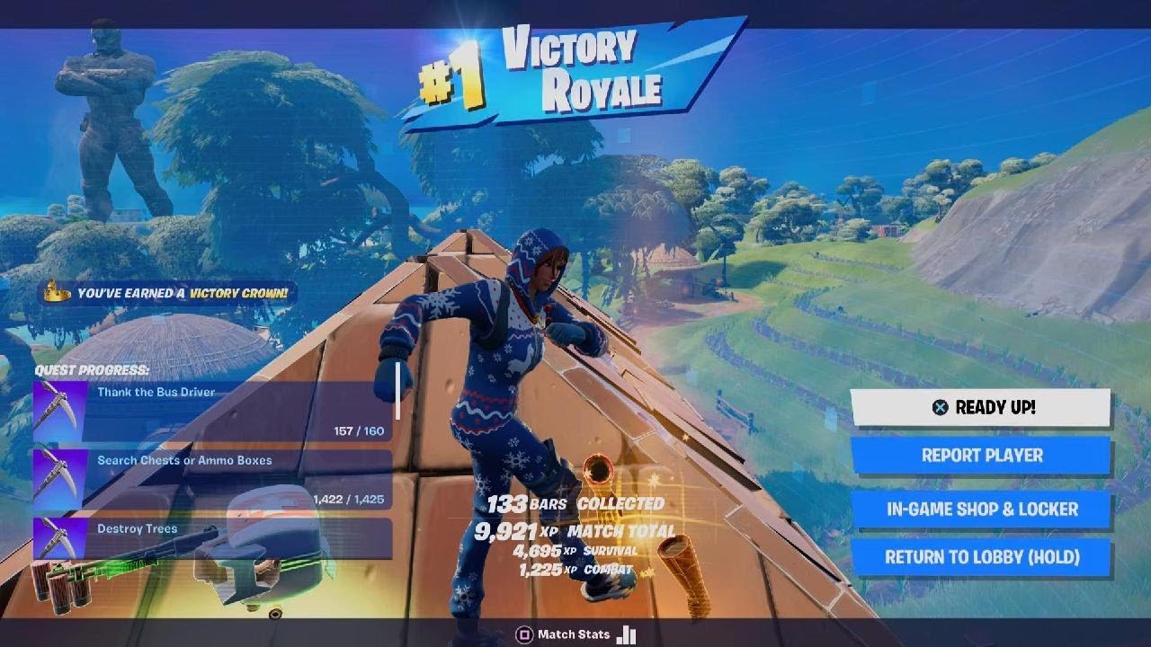 Fortnite C3S1 Solo Victory Royal 08 #ONESIE(winter style) #Scrub #Miscellaneous Notes
