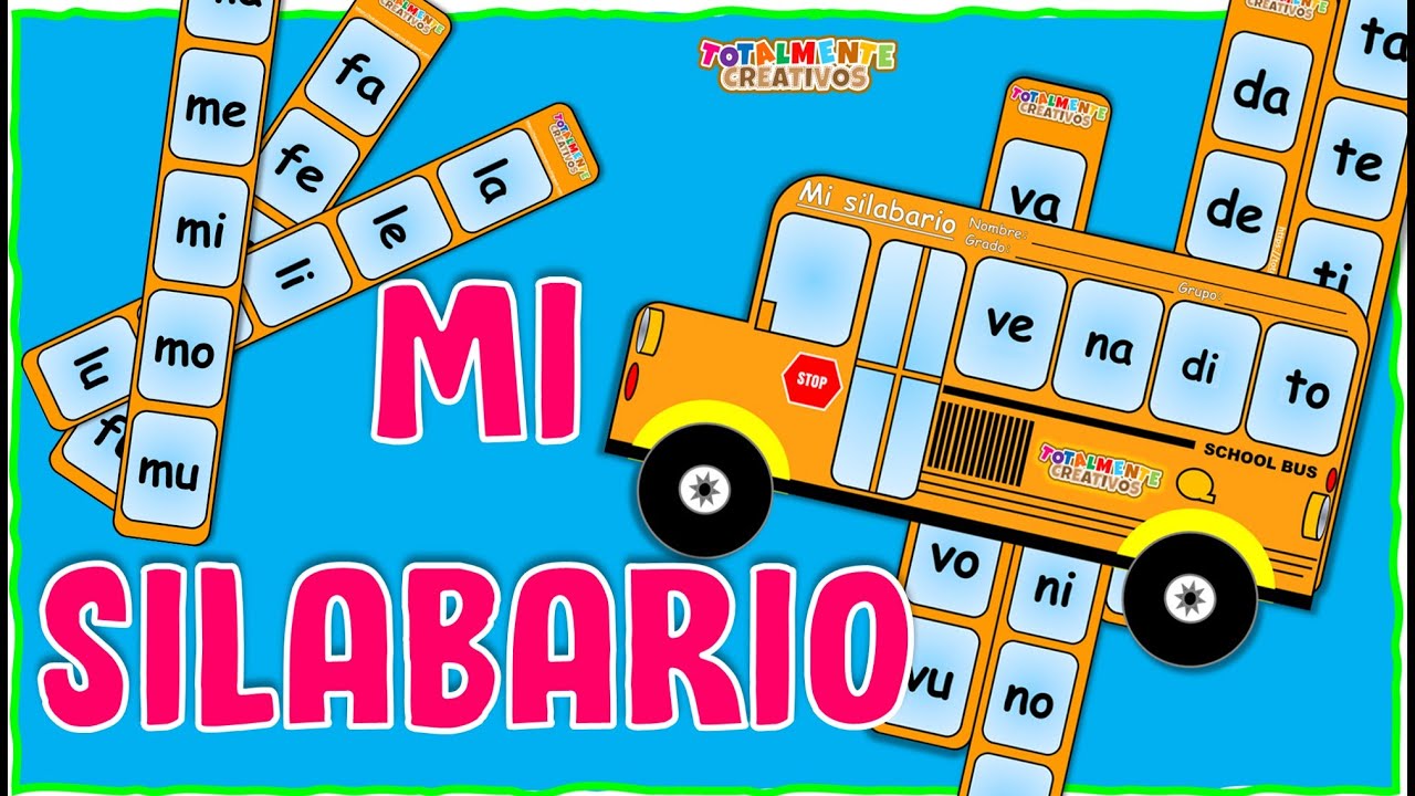 A Formar Palabras Con Mi Silabario Móvil-Totalmente Creativos