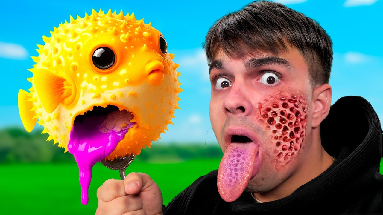 Pasé 24 Horas Comiendo Comida Real de Minecraft