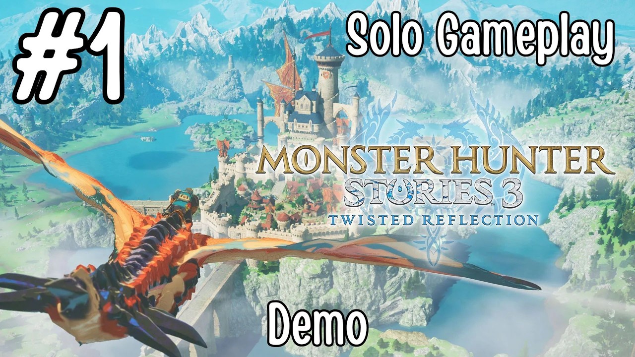 Monster Hunter Stories 3 Demo | #1 | SOLO GAMEPLAY | 4K | Un Rathalos de Profecía