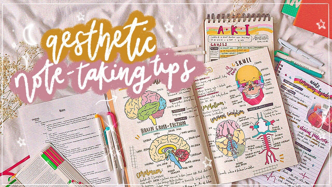 🌟How to make Note-taking Fun & Aesthetic (2020) 🖊