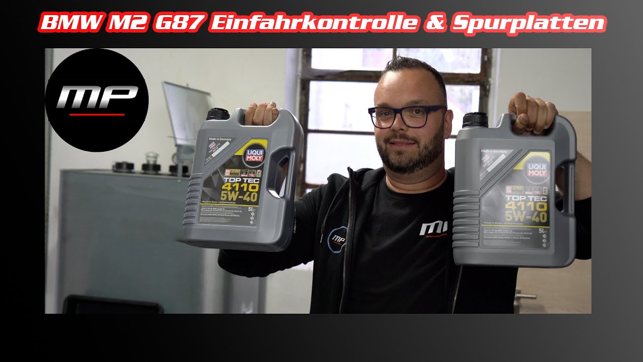 BMW M2 G87 Einfahrkontrolle & Spurplatten / Ölwechsel S58 Motor - Marx Performance