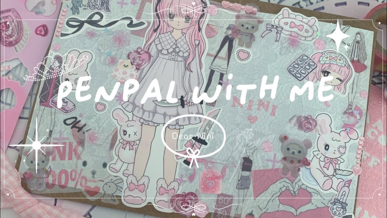 Penpal with me | Dear Nini, cute pink aesthetic 🌸🧸