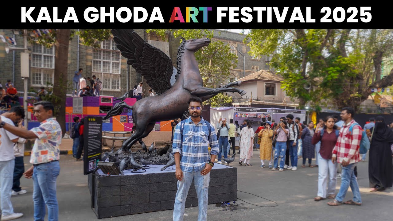 Kala Ghoda Art Festival 2025 - Biggest Street Art Festival of India - Silver Jubilee Special #vlog