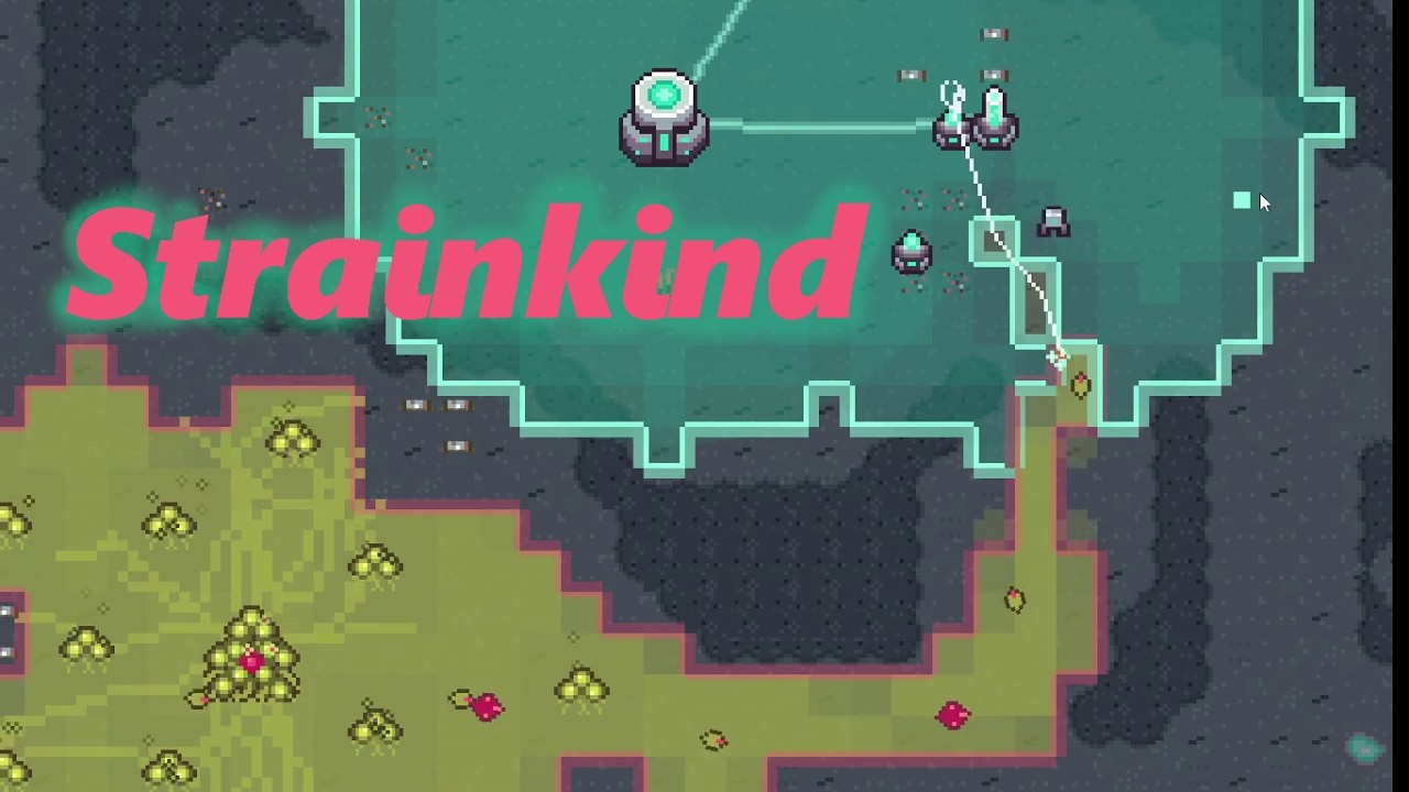 I made a tower defense where the enemy GROWS &mdash; Strainkind Alpha, Level 1 Playthrough