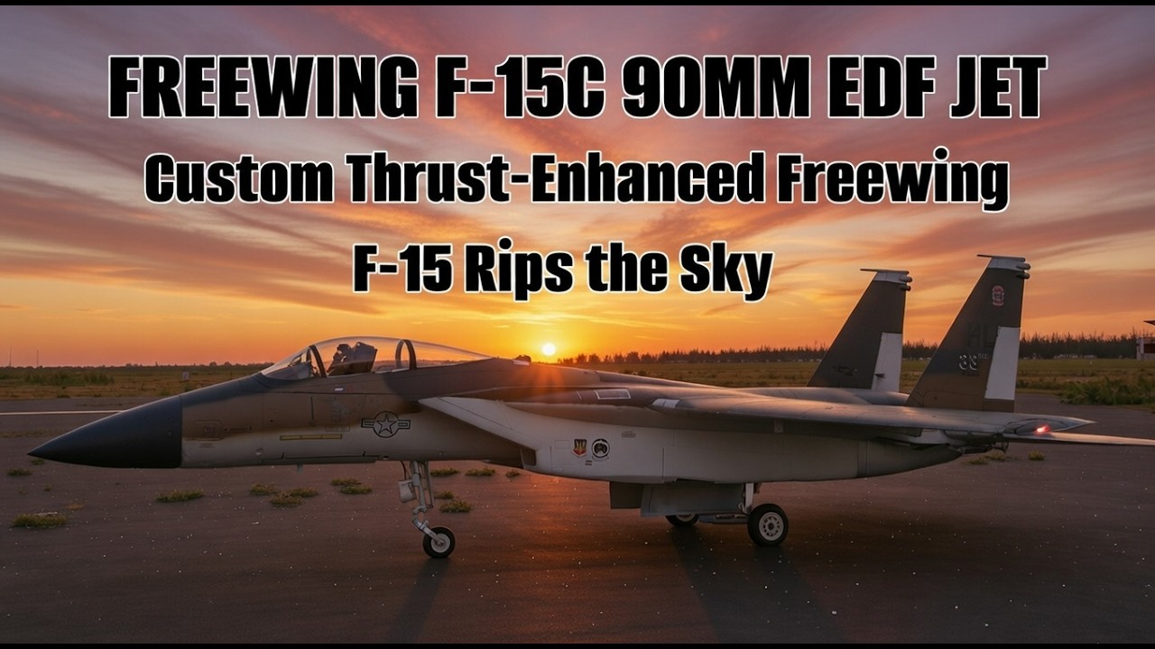 Custom Thrust-Enhanced Freewing F-15 Rips the Sky with Savage Thrust Mods Goes Nuclear!