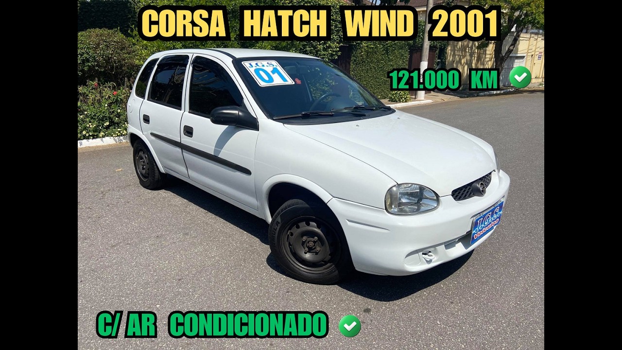 Gm - Chevrolet Corsa Hatch Wind 1.0 MPFI 2001