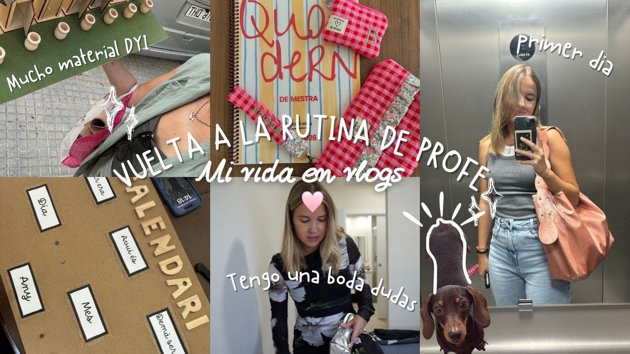 VUELTA A LA RUTINA DE PROFESORA, material, ideas, rutina... | MI VIDA EN VLOGS  16. #vlog