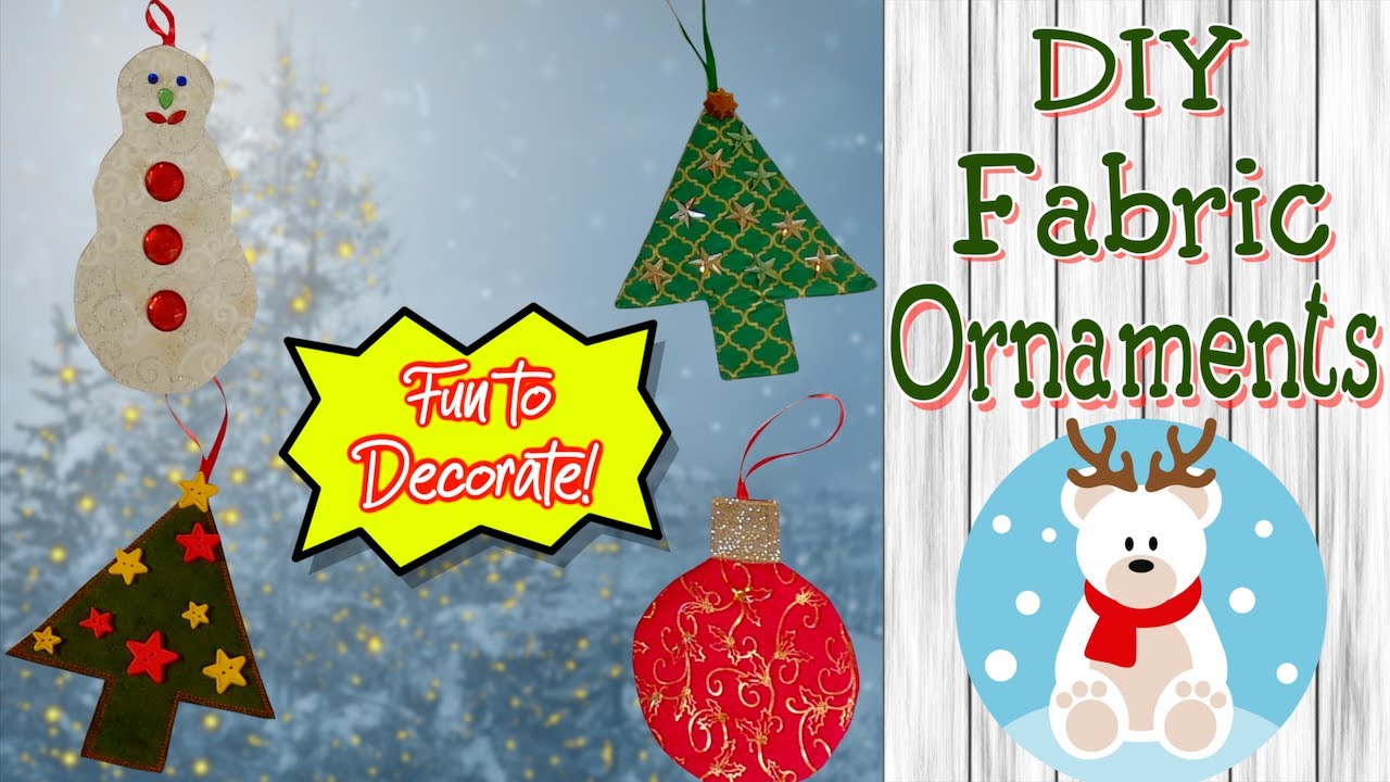 DIY Fabric Ornaments | Fun To Decorate | The Sewing Room Channel