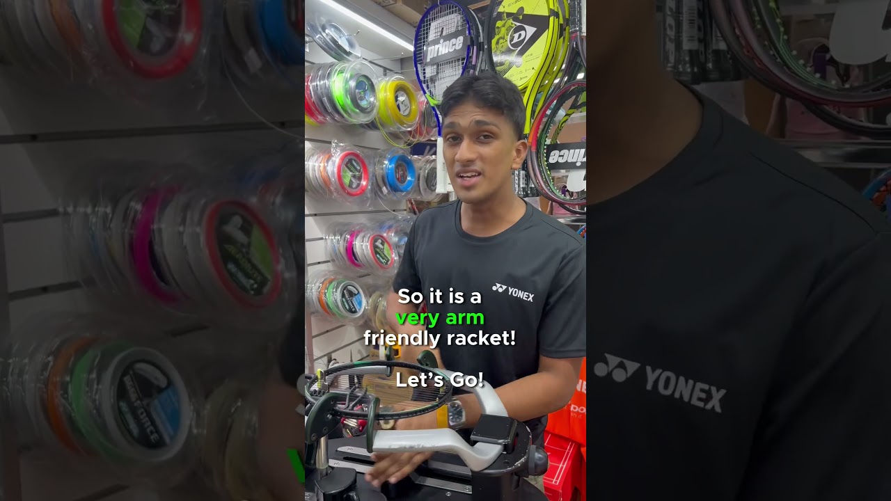 Yonex Astrox Nextage strung with Yonex Exbolt 63 Part 1. #liningbadminton #yonex #badminton